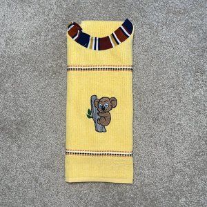 NWOT Baby towel Bib Embroidered 1 pk Age 1-5